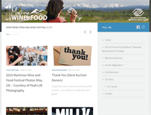 Tablet Screenshot of montrosewinefestival.com